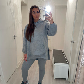 Grey hoodie & leggings set